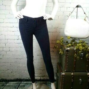 Pilcro & the Letterpress Low-rise Damask Skinny Pants Blue Size 26